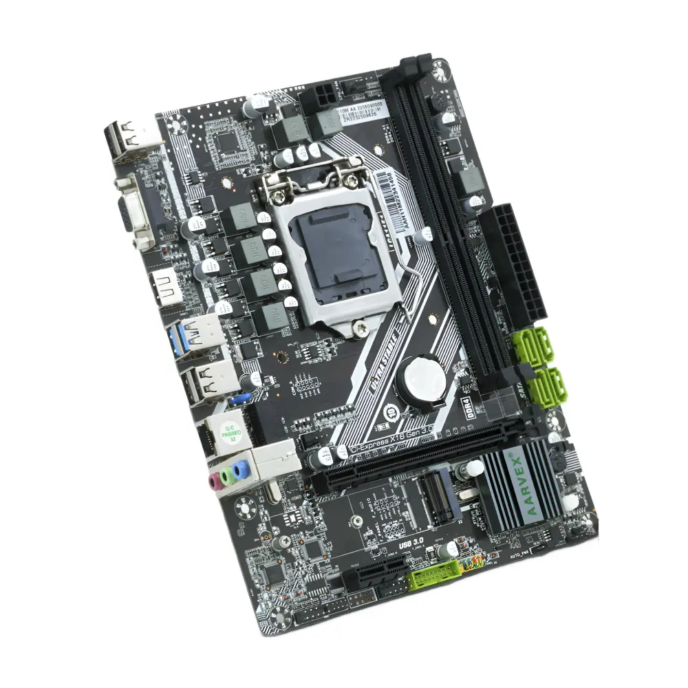 Aarvex Motherboard 110 For Intel 6th 7th 8th 9th Gen DDR4 With NVMe Slot view 2